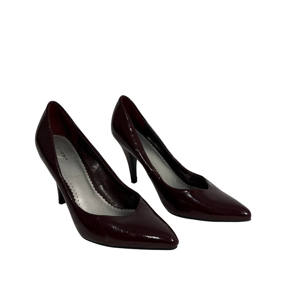 Fioni Burgundy Pointed Toe Pumps - 8.5